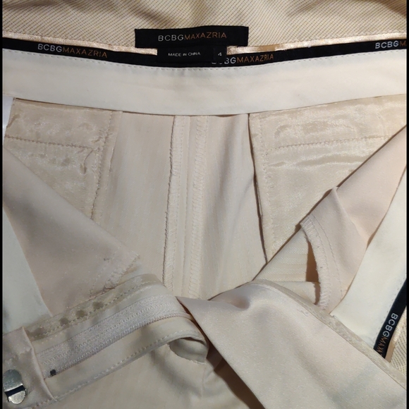 BCBG MAXAZRIA TUXEDO PANTS - Picture 3 of 4
